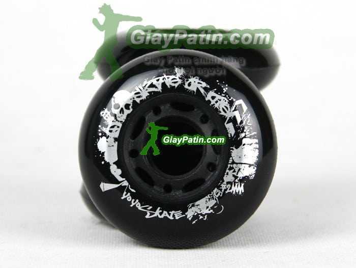 banh xe patin yoyoskate dau lau mau den